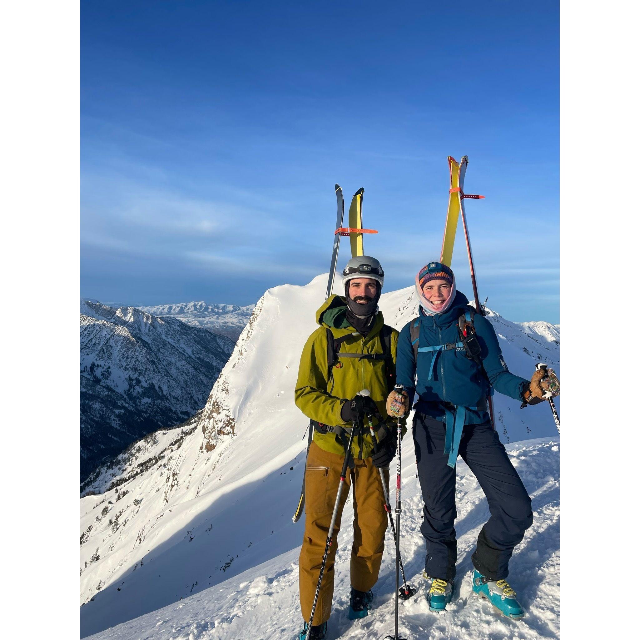 Summit of Mt Superior before work!