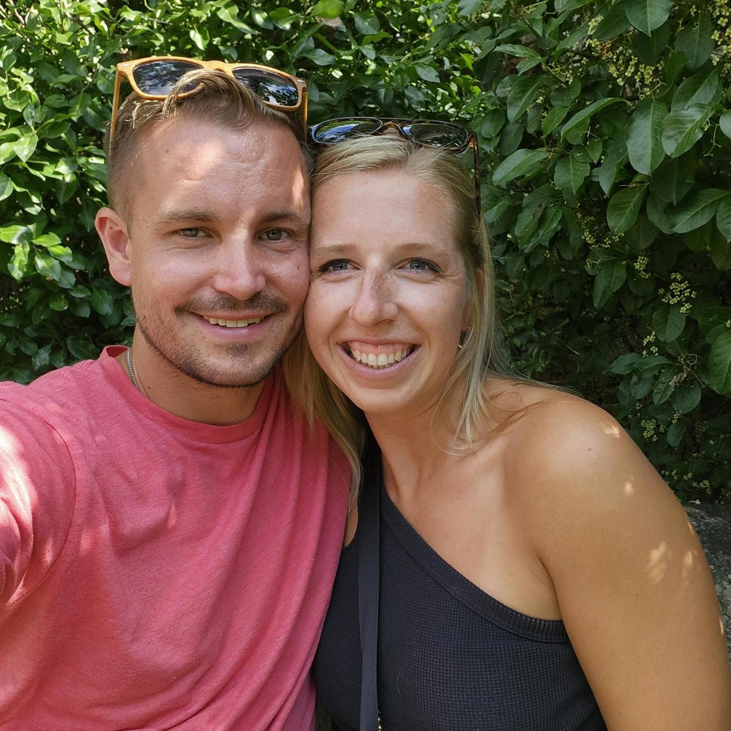 The Kissing Bench in Chapel Hill—if couples kiss here, they will get married. Clearly, it worked ;)