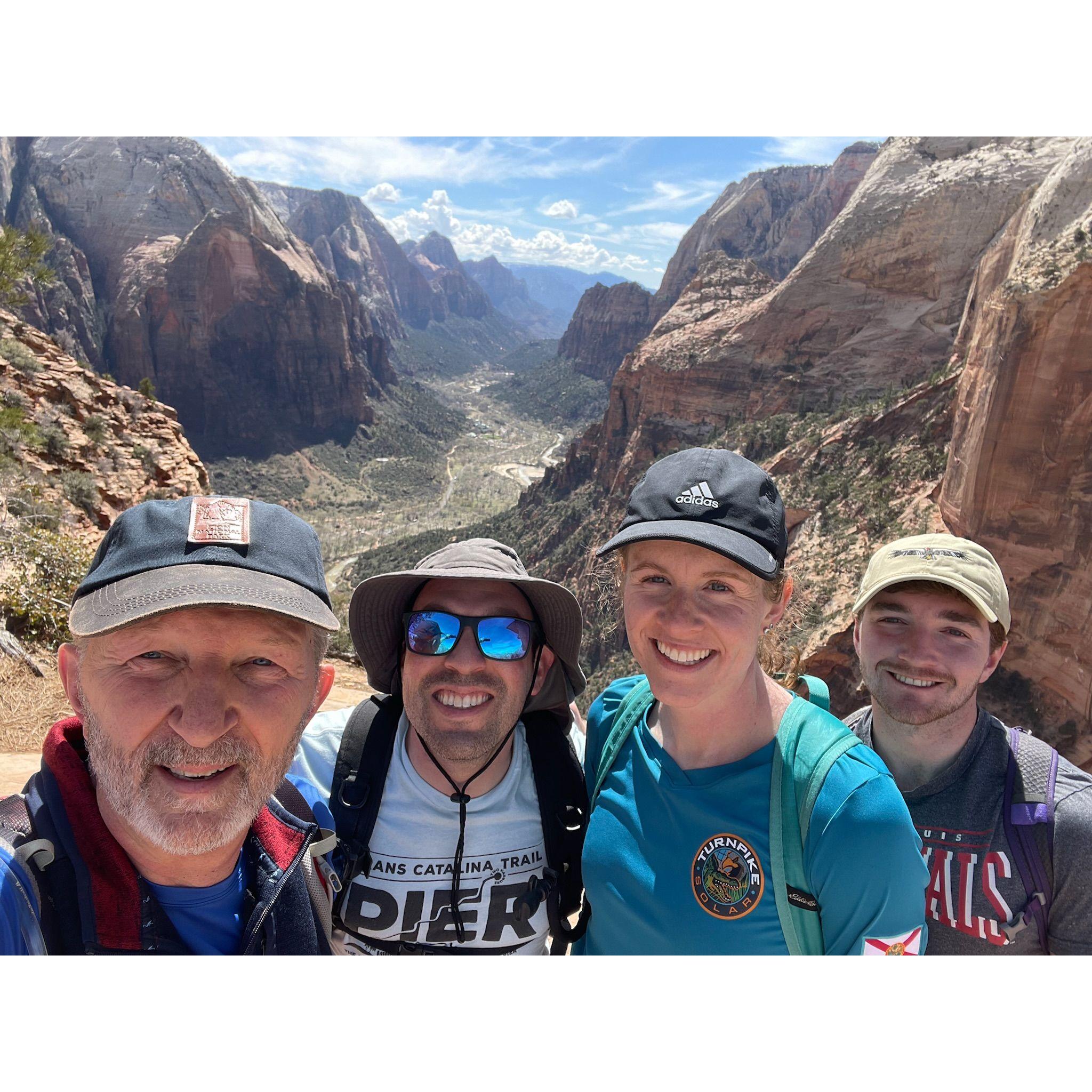 Zion National Park for our good friend Abby's wedding!