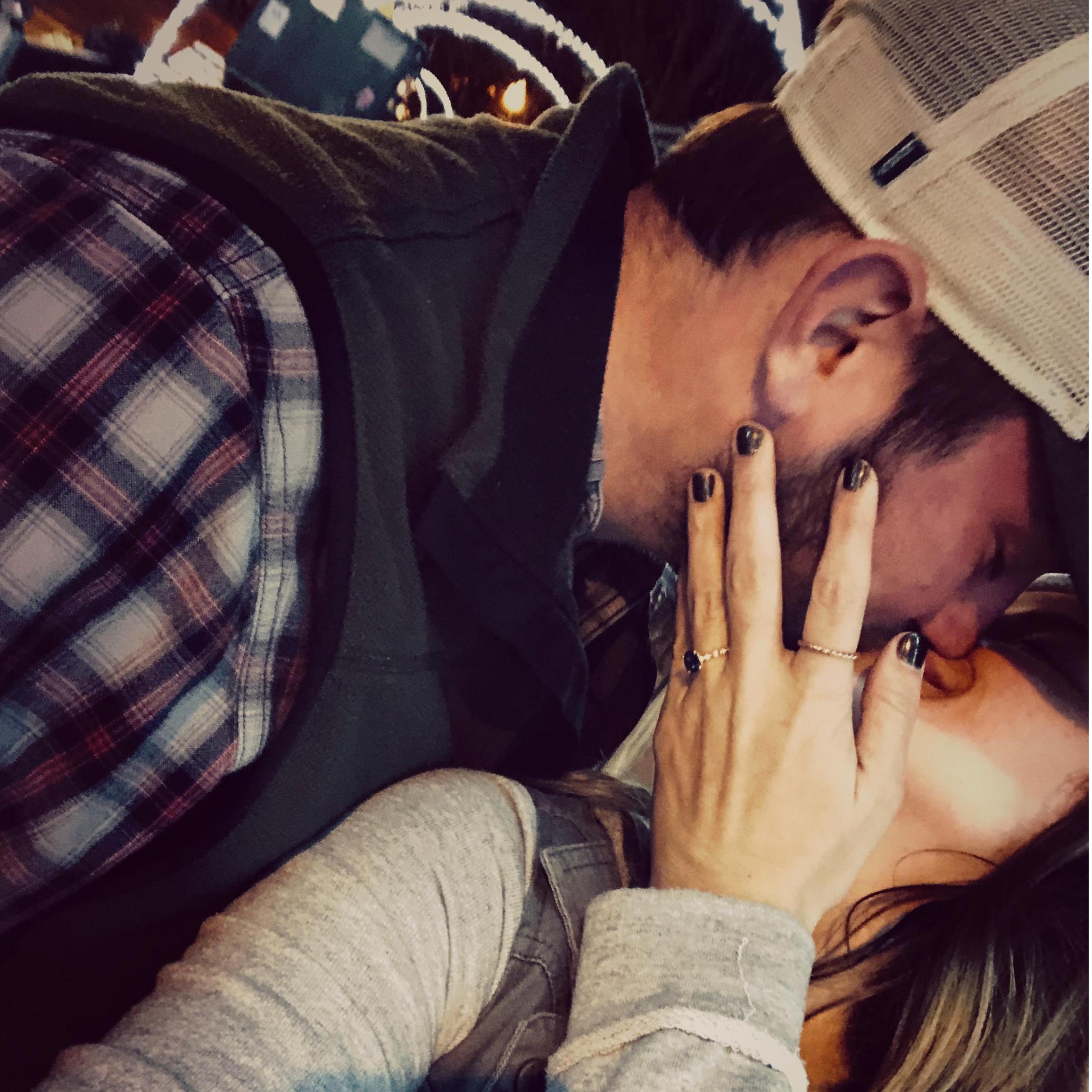 Right after he proposed<3