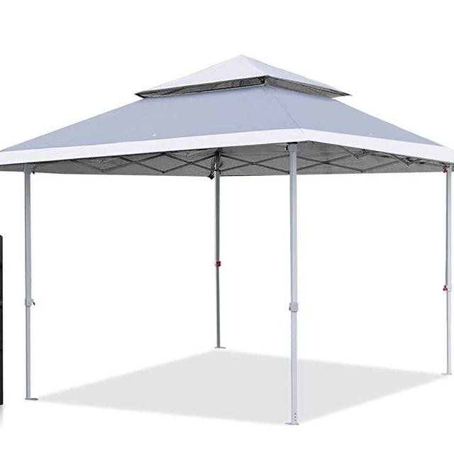 ABCCANOPY 13x13 Canopy Tent Instant Shelter Pop Up Canopy 169 sq.ft Outdoor Sun Shade, Gray
