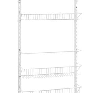 ClosetMaid 1233 Adjustable 8-Tier Wall and Door Rack, 76-Inch Height X 18-Inch Wide