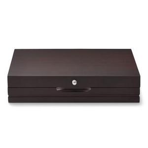 Luxe Wooden Flatware Chest, Walnut