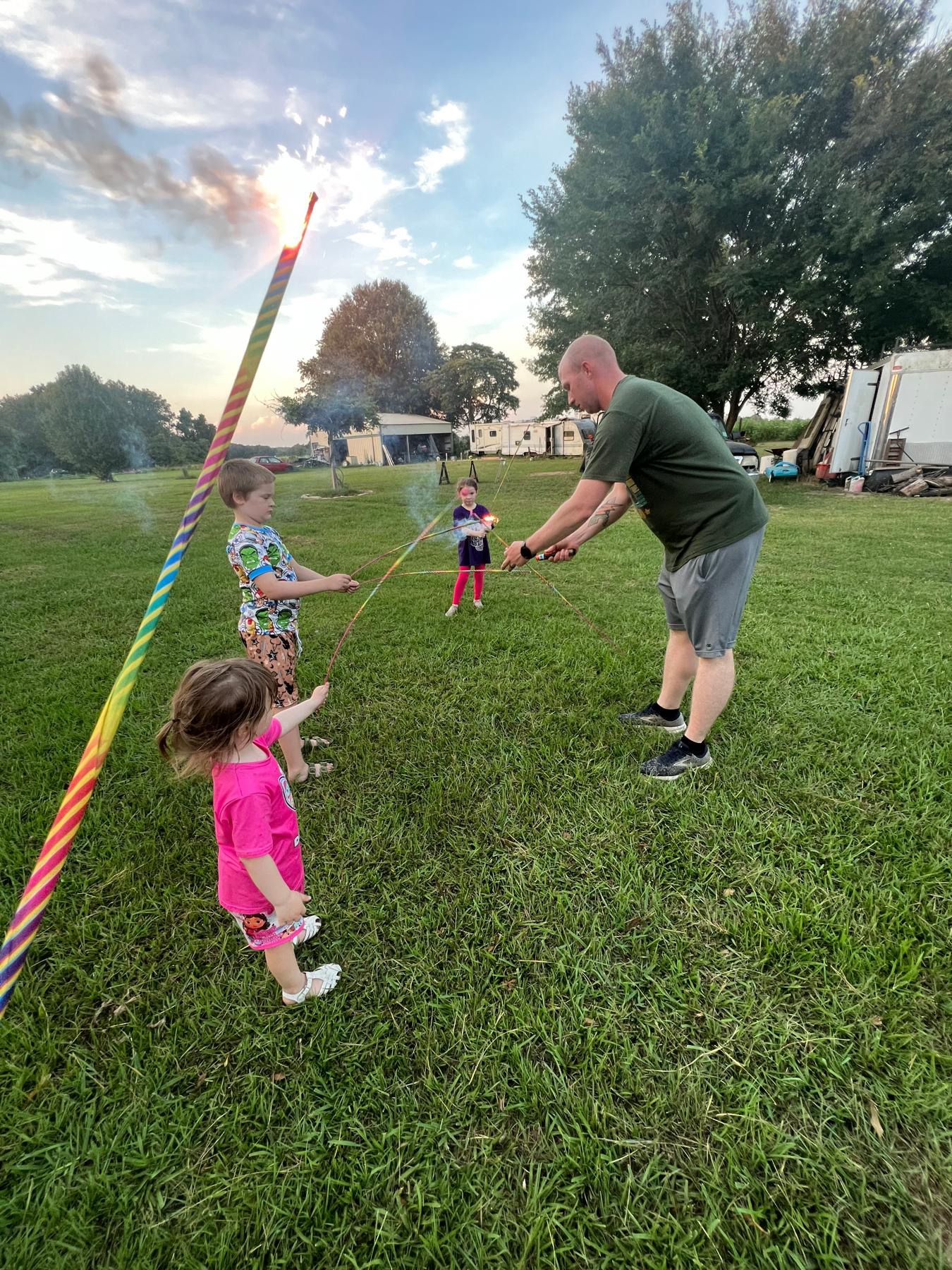 Dylan’s first Fourth of July as a “stepdad” (and an amazing one).