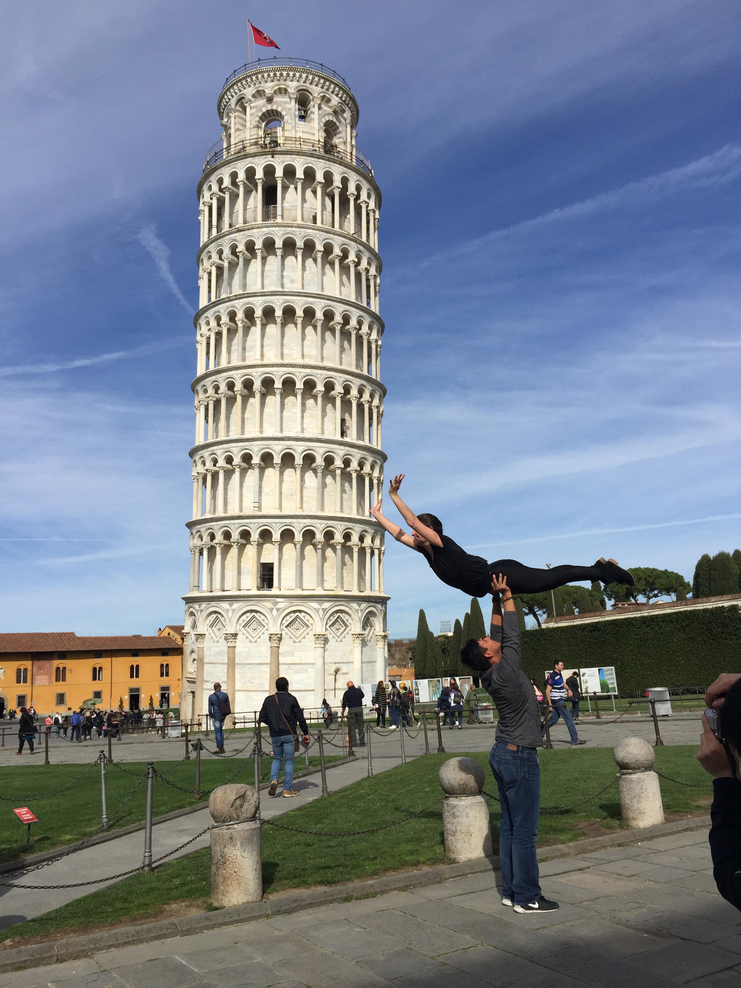 Leaning Tower of Pisa in Pisa, Italy