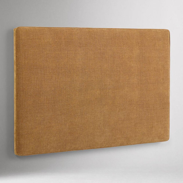 Bodi Paneled Headboard, Queen, Performance Chenille Crossweave, Ochre