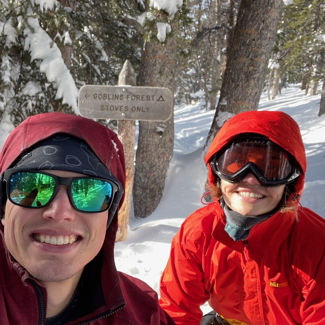 Snowshoeing in Colorado, December 2021.