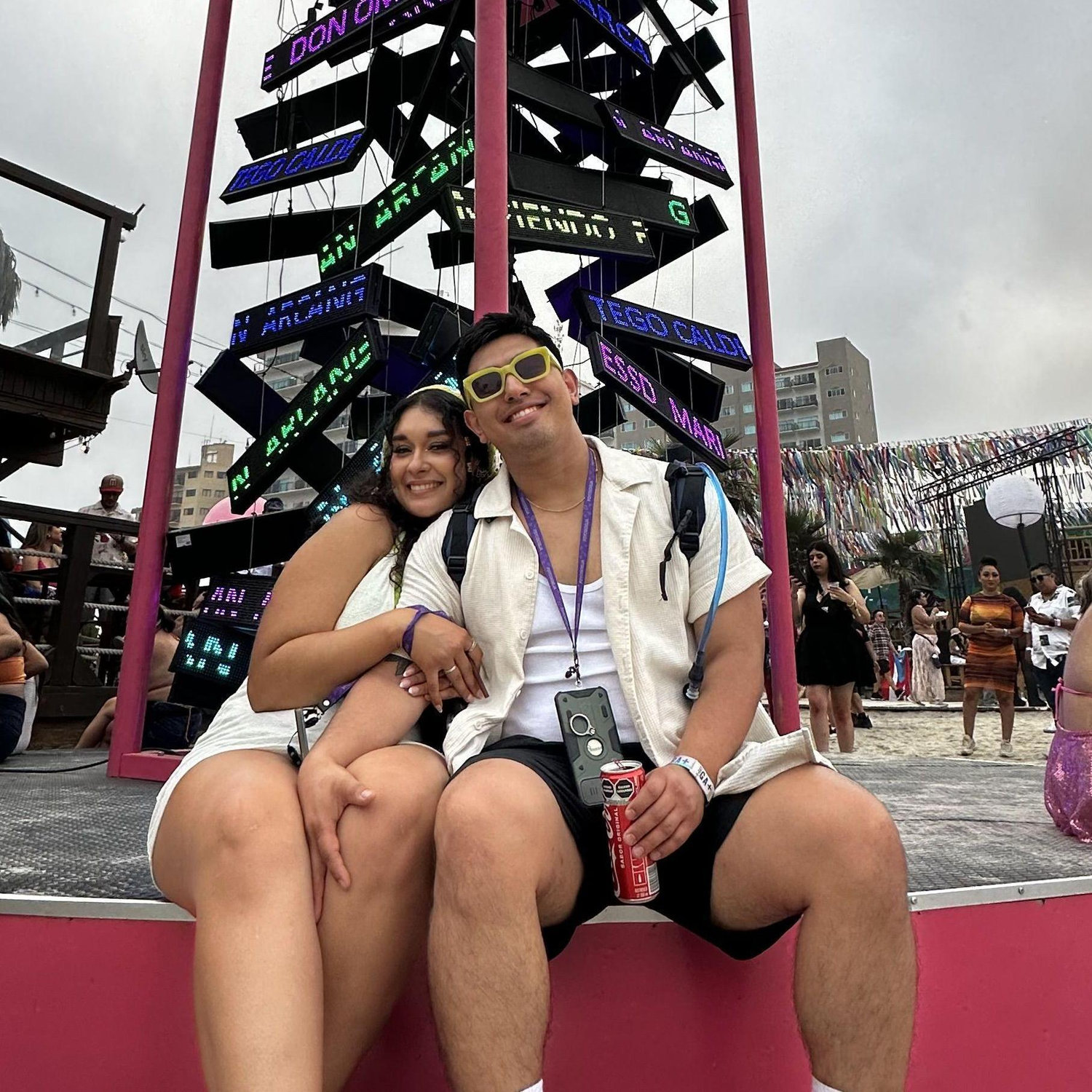 Our first roadtrip, over 12 hrs driving to Mexico for a 3 day music festival

             ~Rosarito, Mexico~