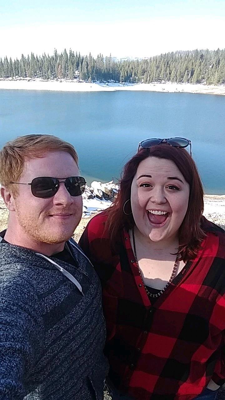 Shaver Lake in the snow!