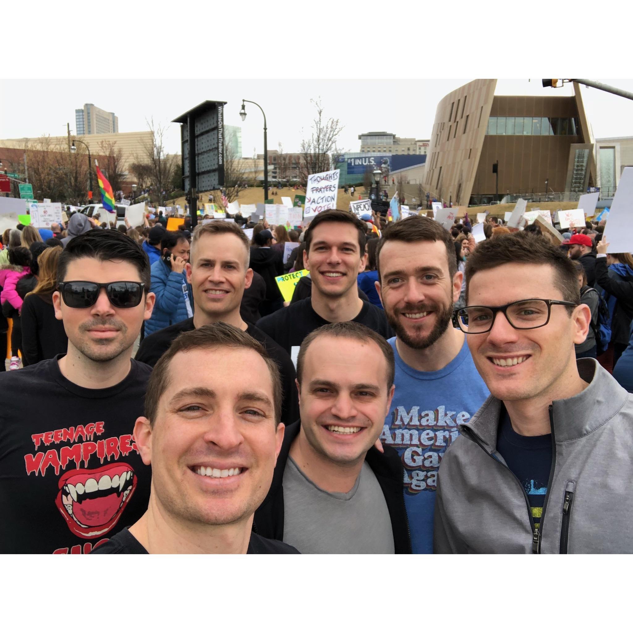 Taking part in the Women's March in Atlanta #resist