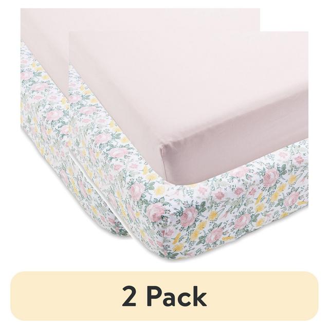 Parent's Choice 100% Cotton Fitted Crib Sheets