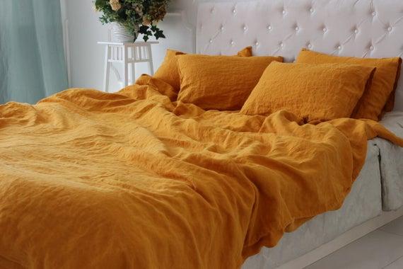 Linen Duvet Cover & Pillow Cases