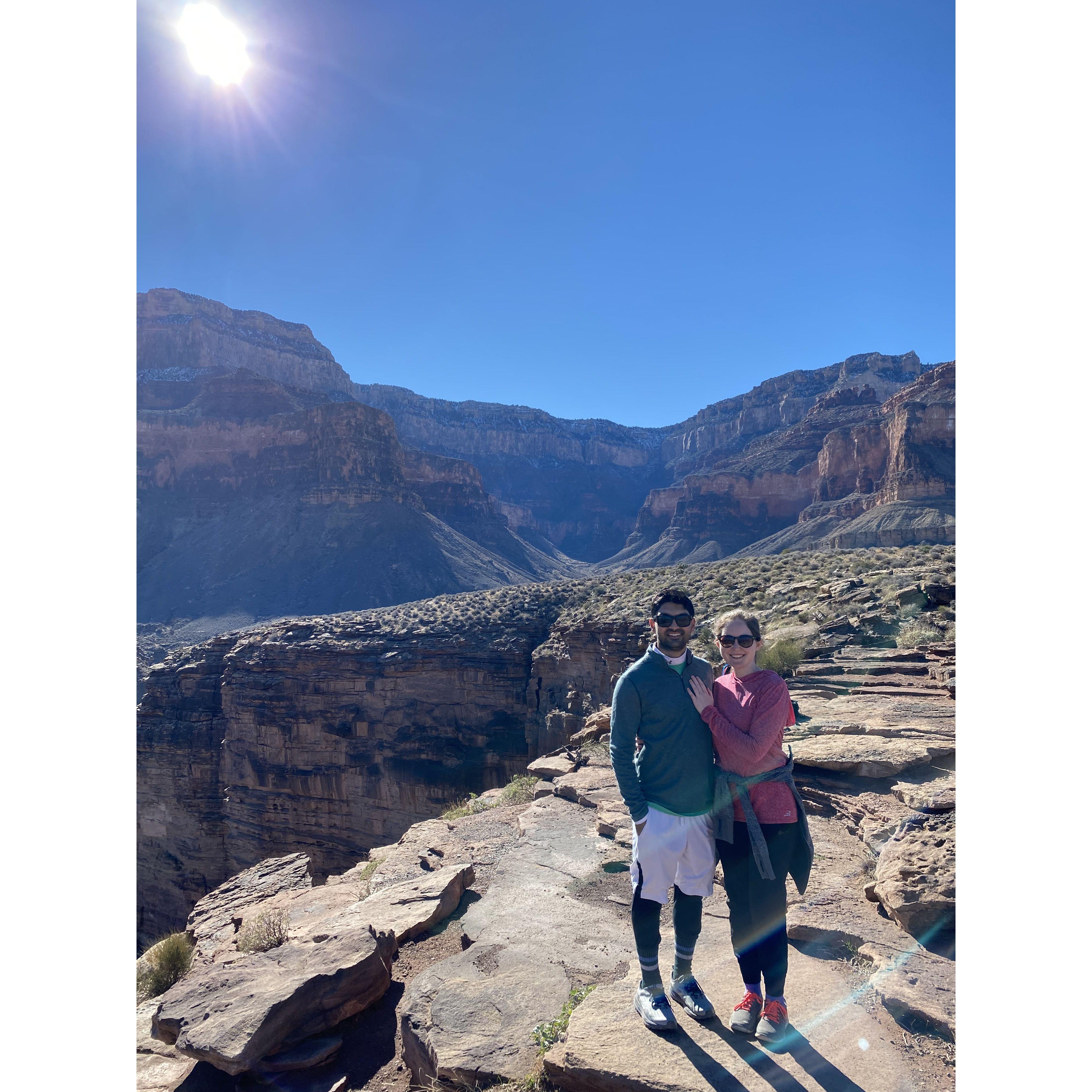 We hiked the Grand Canyon!  (and trauma bonded)