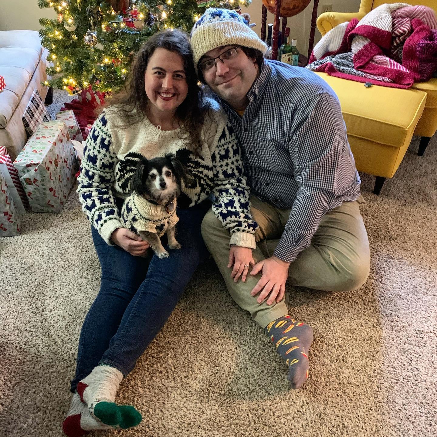 Matching sweaters for Christmas 2020