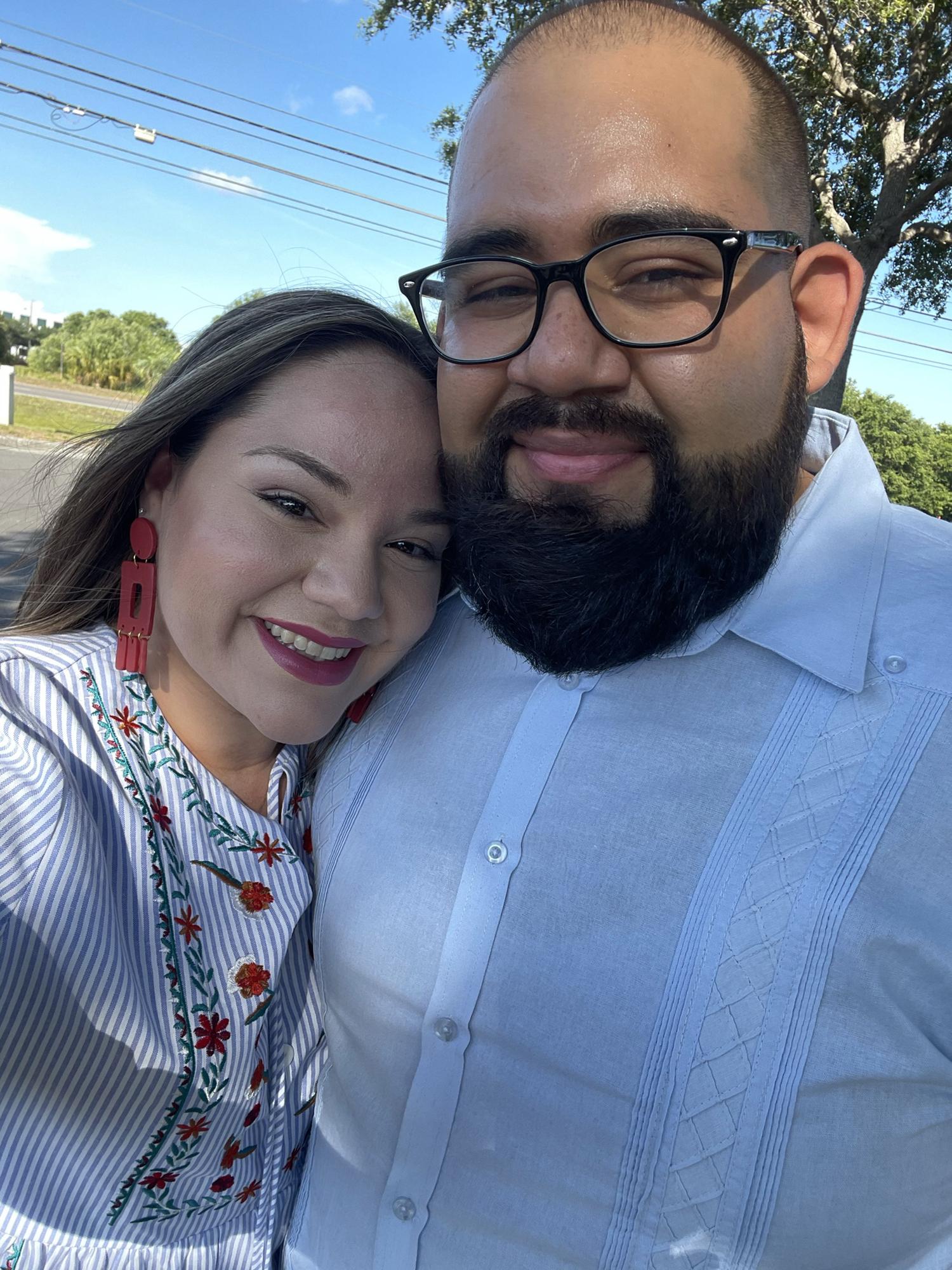 Few minutes before getting engaged!
