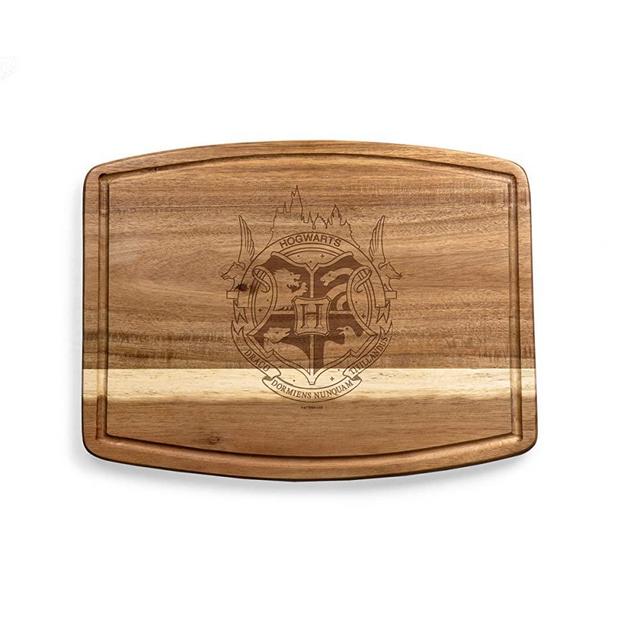 TOSCANA Harry Potter Hogwarts Ovale Acacia Cutting Board, Serving Board, Charcuterie Board, (Acacia Wood)