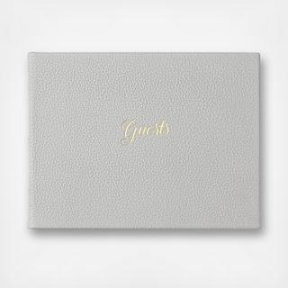 Personalized Leather Guestbook