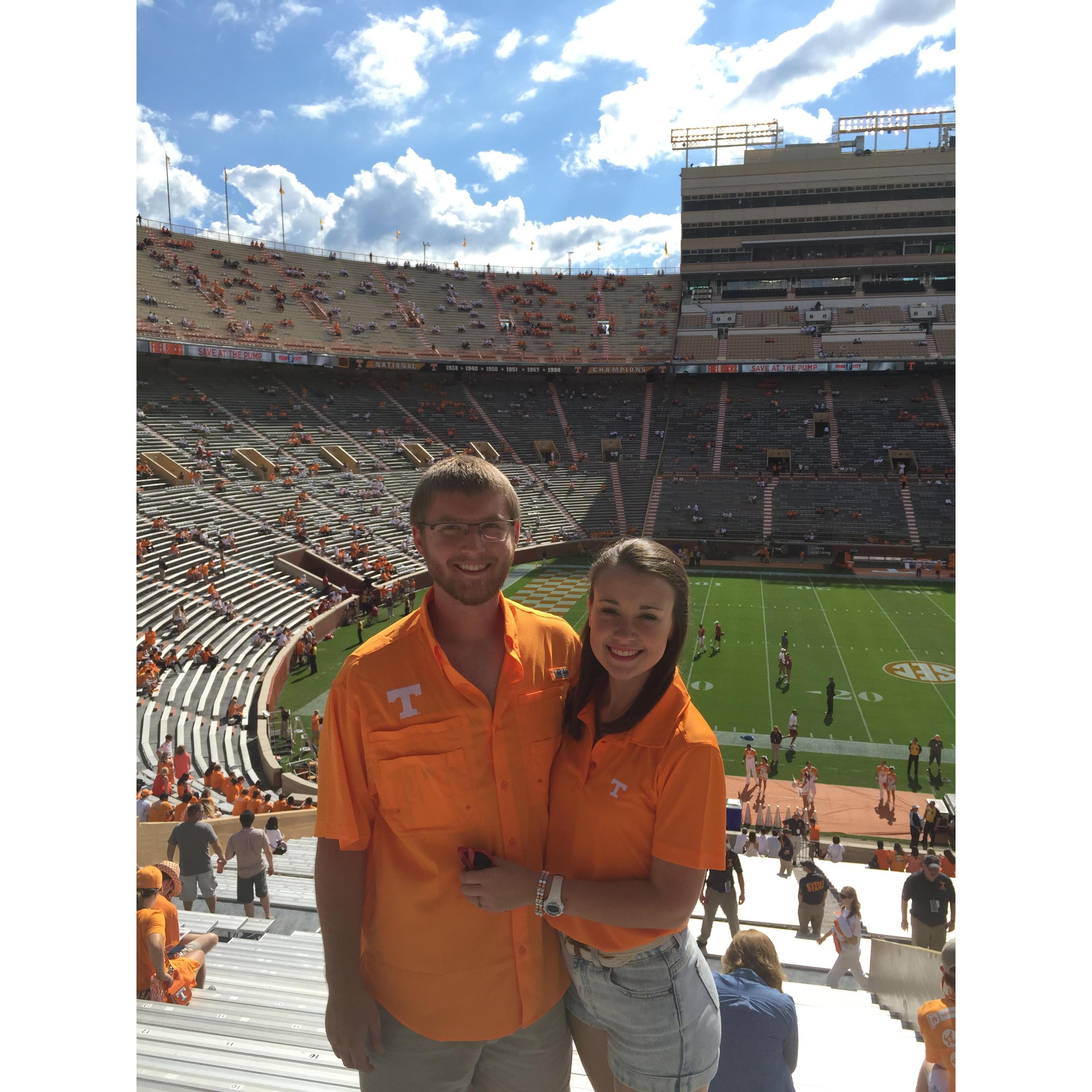 First UT game together!