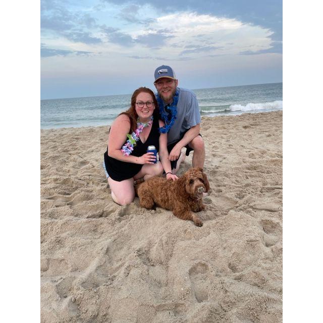 At Bethany Beach! Rita's 1st beach trip