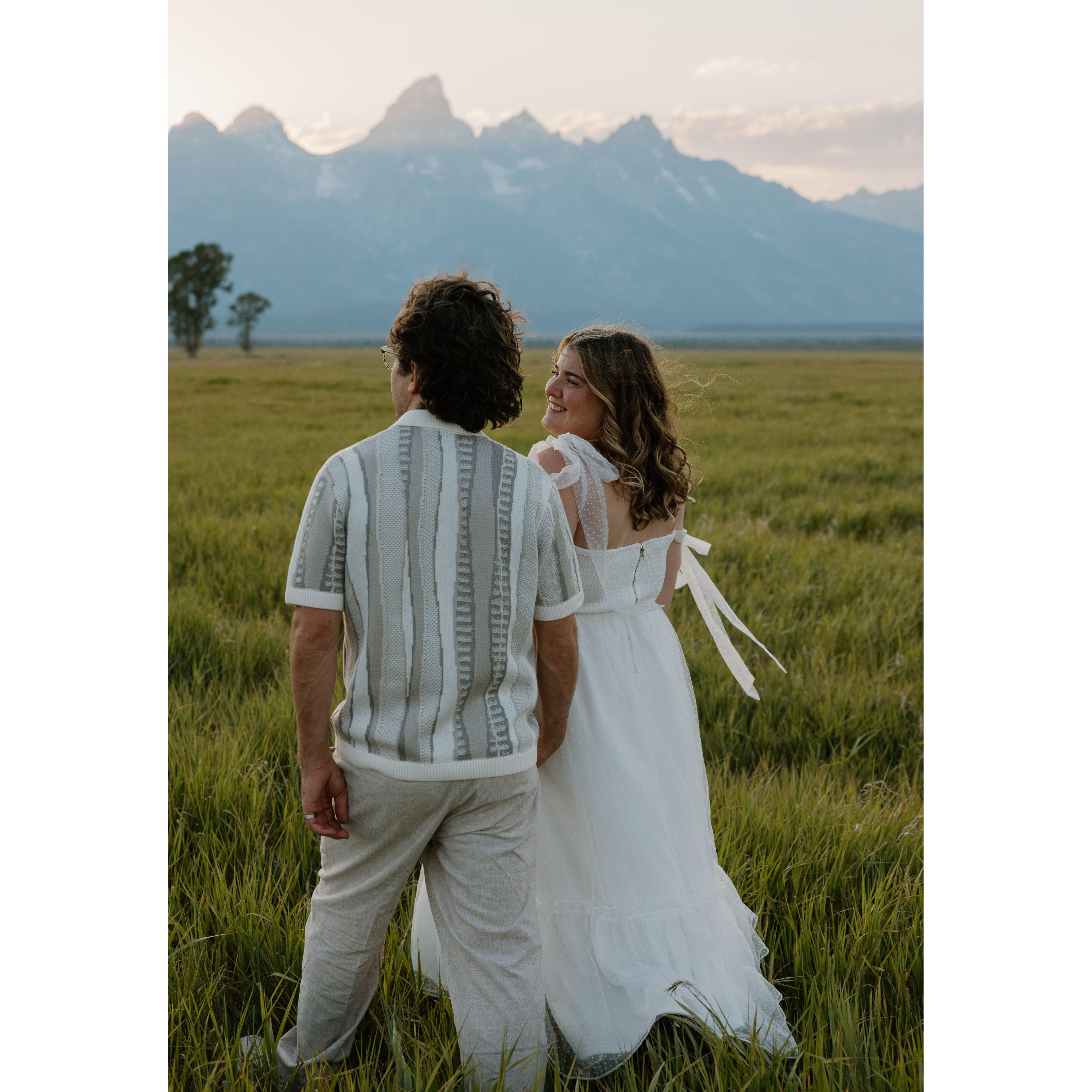 Our magical engagement session at Teton National Park!