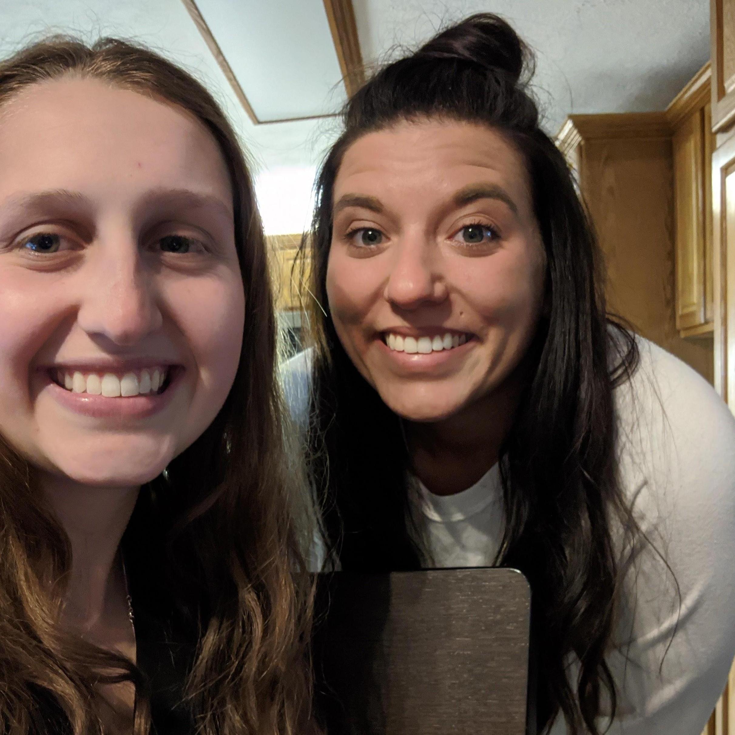 Olivia with Shannon (matron of honor)