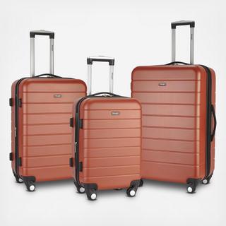 Wrangler 3-Piece Expandable Hardside Luggage Set