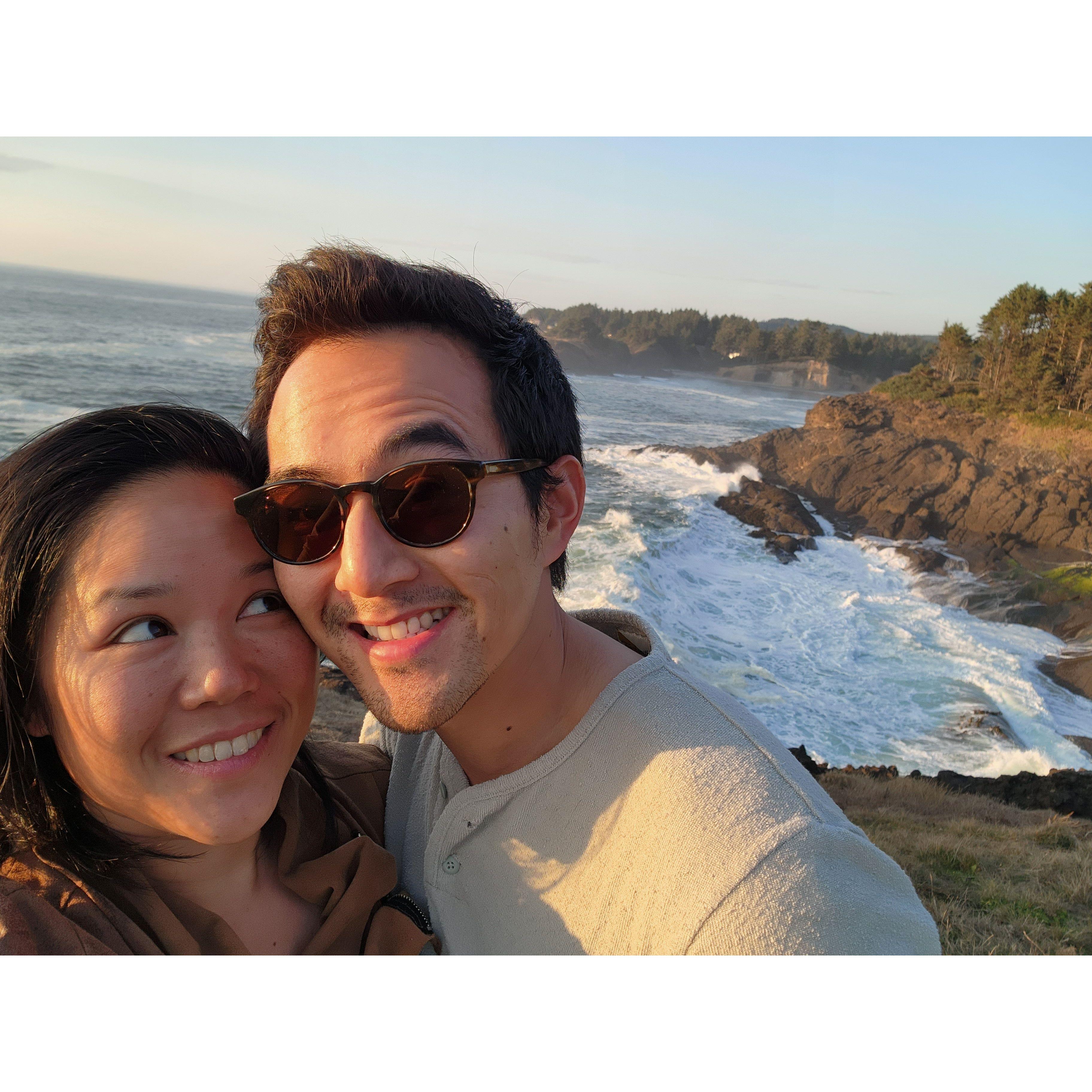 Our first time seeing whales together.