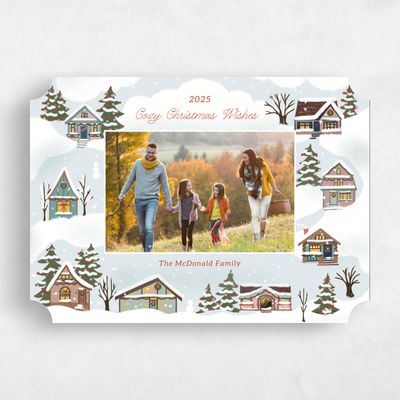 Blue Ticket Holiday Card - Hampshire