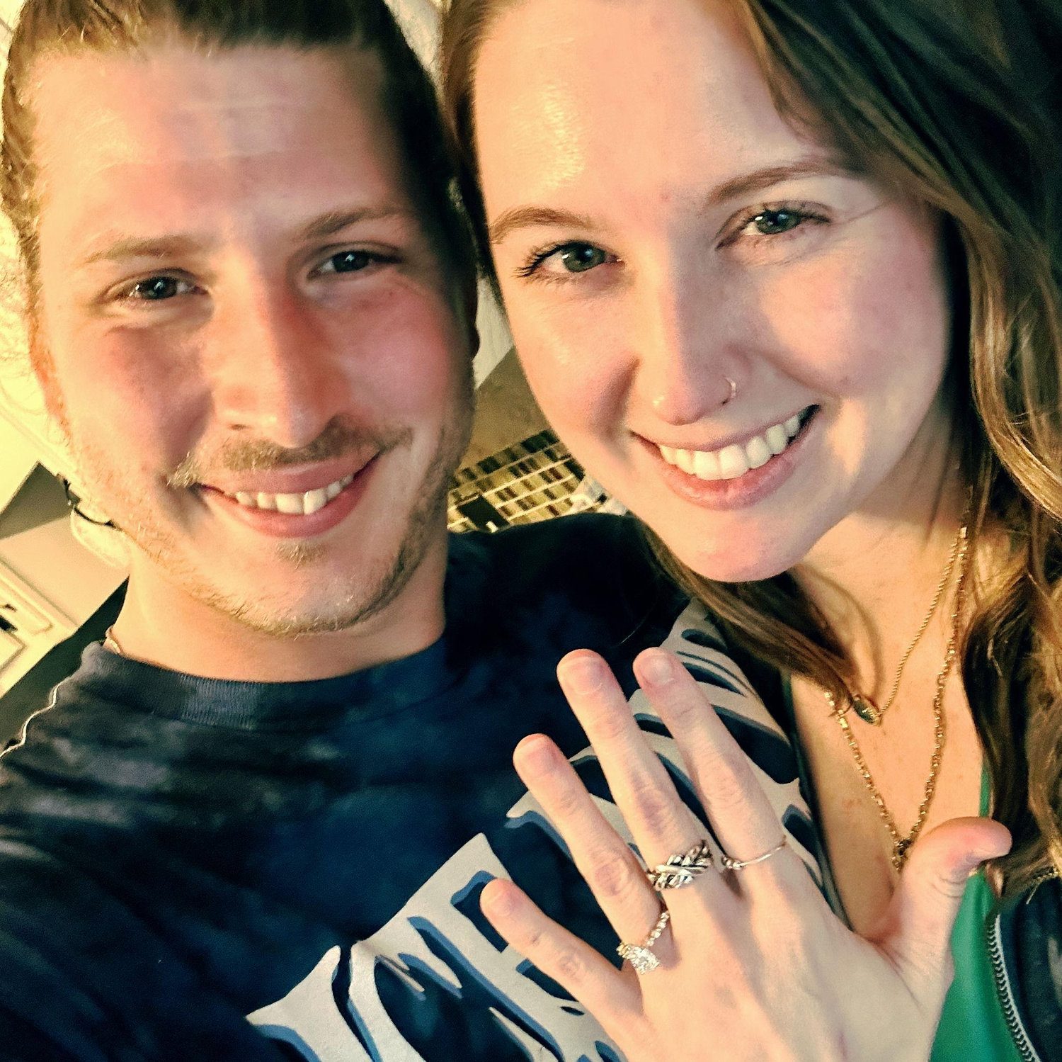 First picture together after our engagement