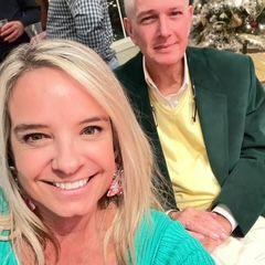 Me and daddy at a Christmas Dinner