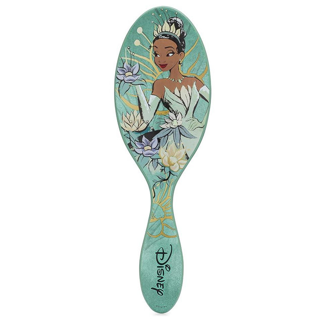 Wet Brush Disney Original Hair Detangler, Tiana (Elegant Princess), Ultra-Soft IntelliFlex Bristles, Detangling Brush Glides Through Tangles (Wet Dry & Damaged Hair), Women & Men