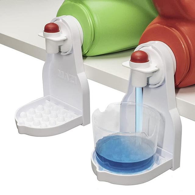 [2 Pack] Laundry Detergent Drip Catcher/Cup Holder, Fits Most Economic Sized Bottles, No More Leaks or Mess
