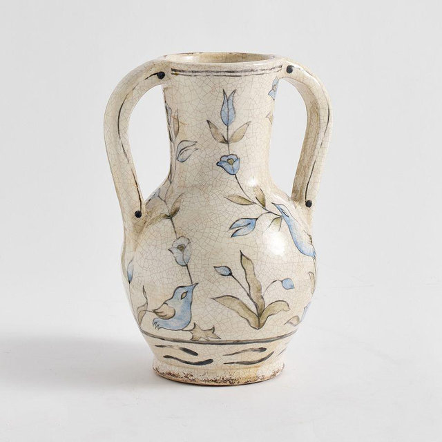 Bird Print Vase Large
