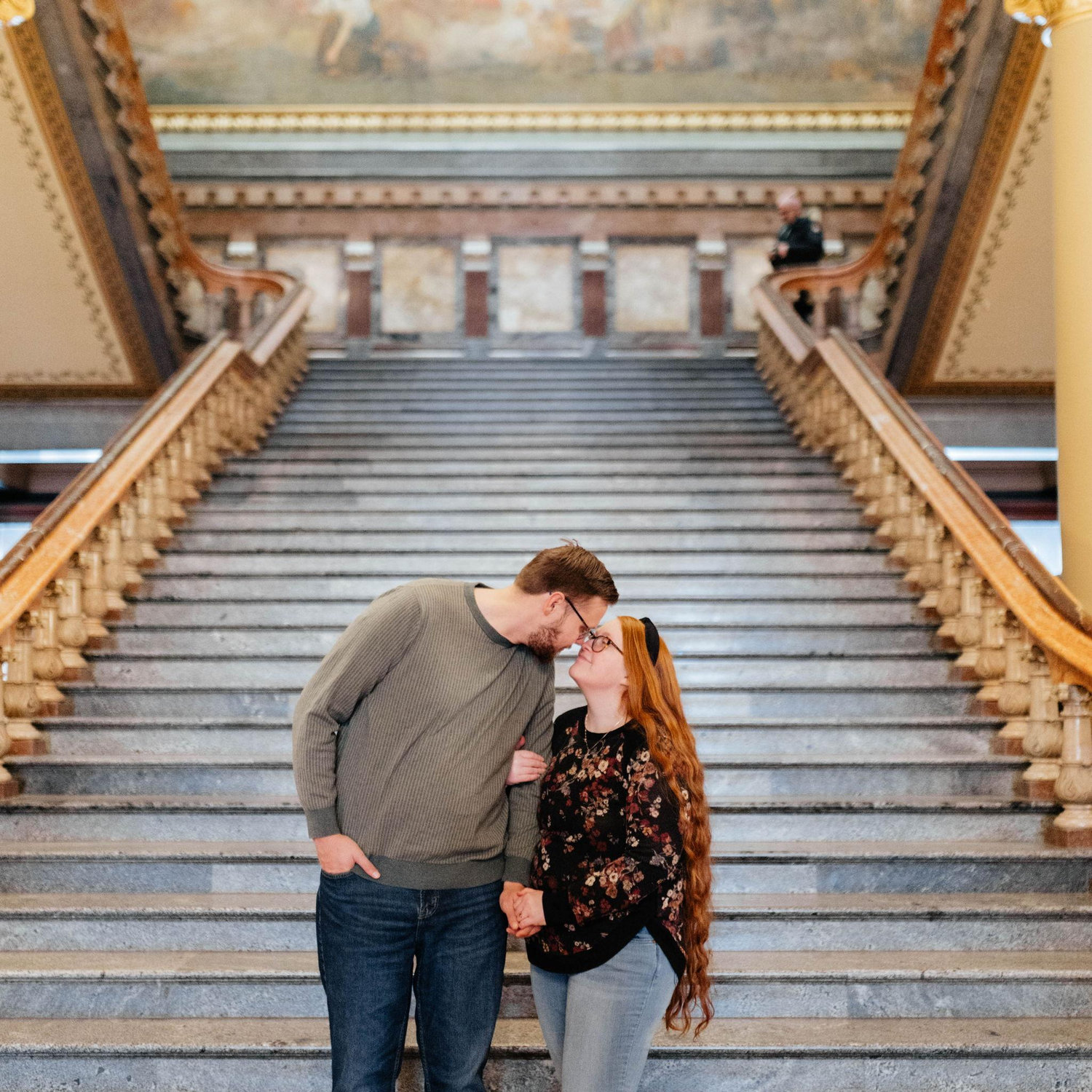 Our Engagement Photos at the Iowa State Capitol! -Courtesy of Peridot & Lace ❤️