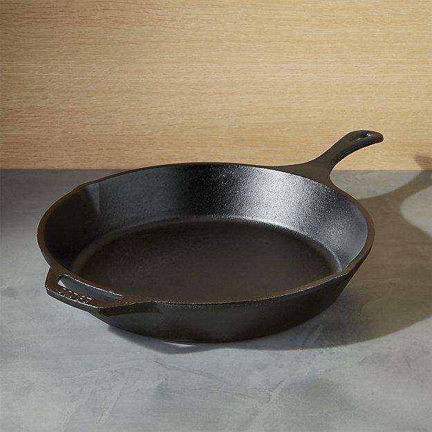 Crate and Barrel Lodge ® 13.25" Cast Iron Skillet