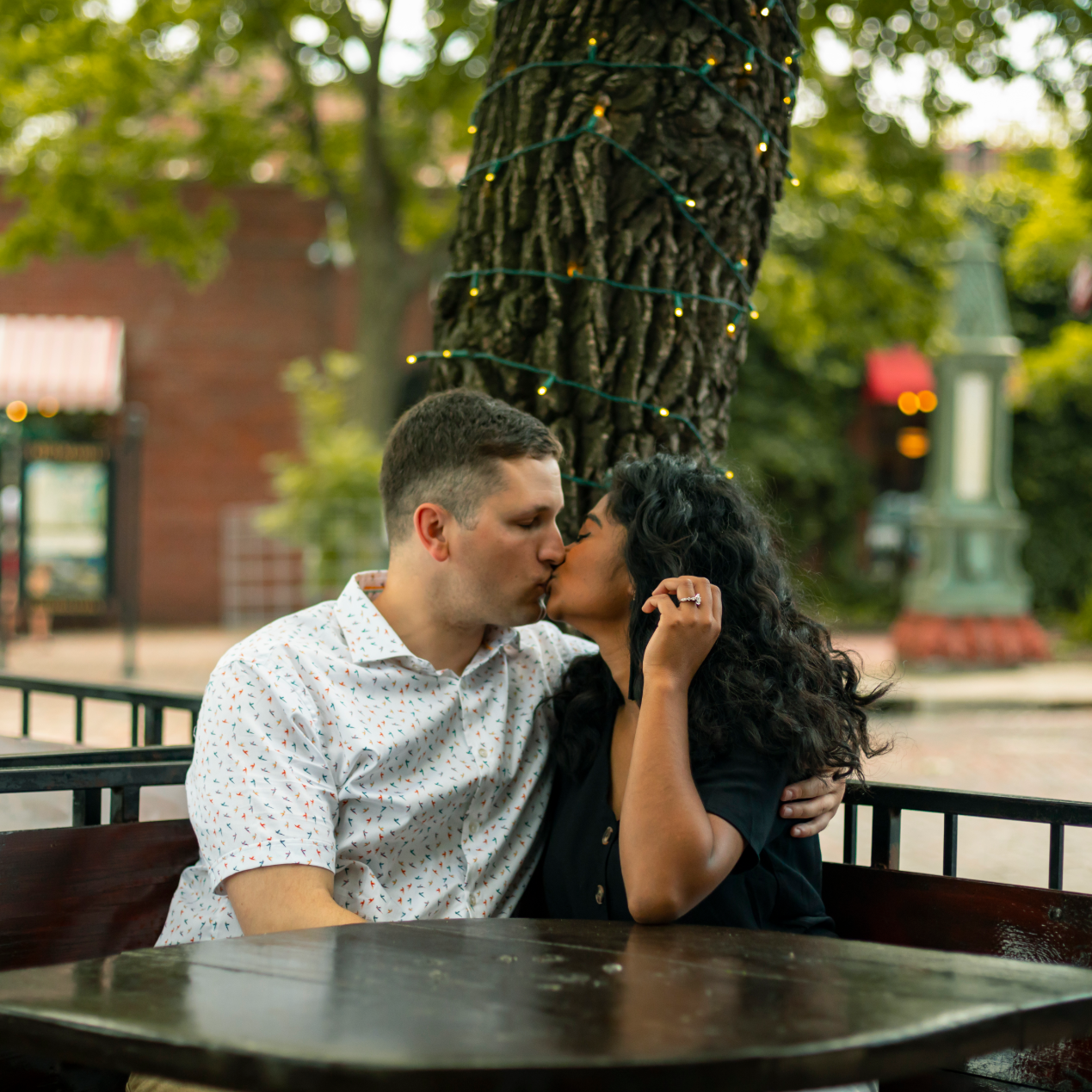 We had so much fun at our engagement shoot with James Lathrop Photography!