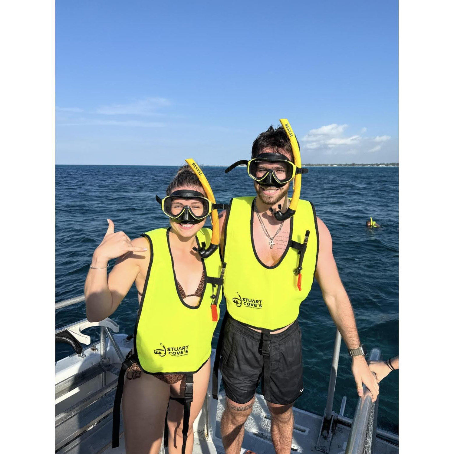 Snorkeling in the Bahamas.... were we almost got eaten by sharks