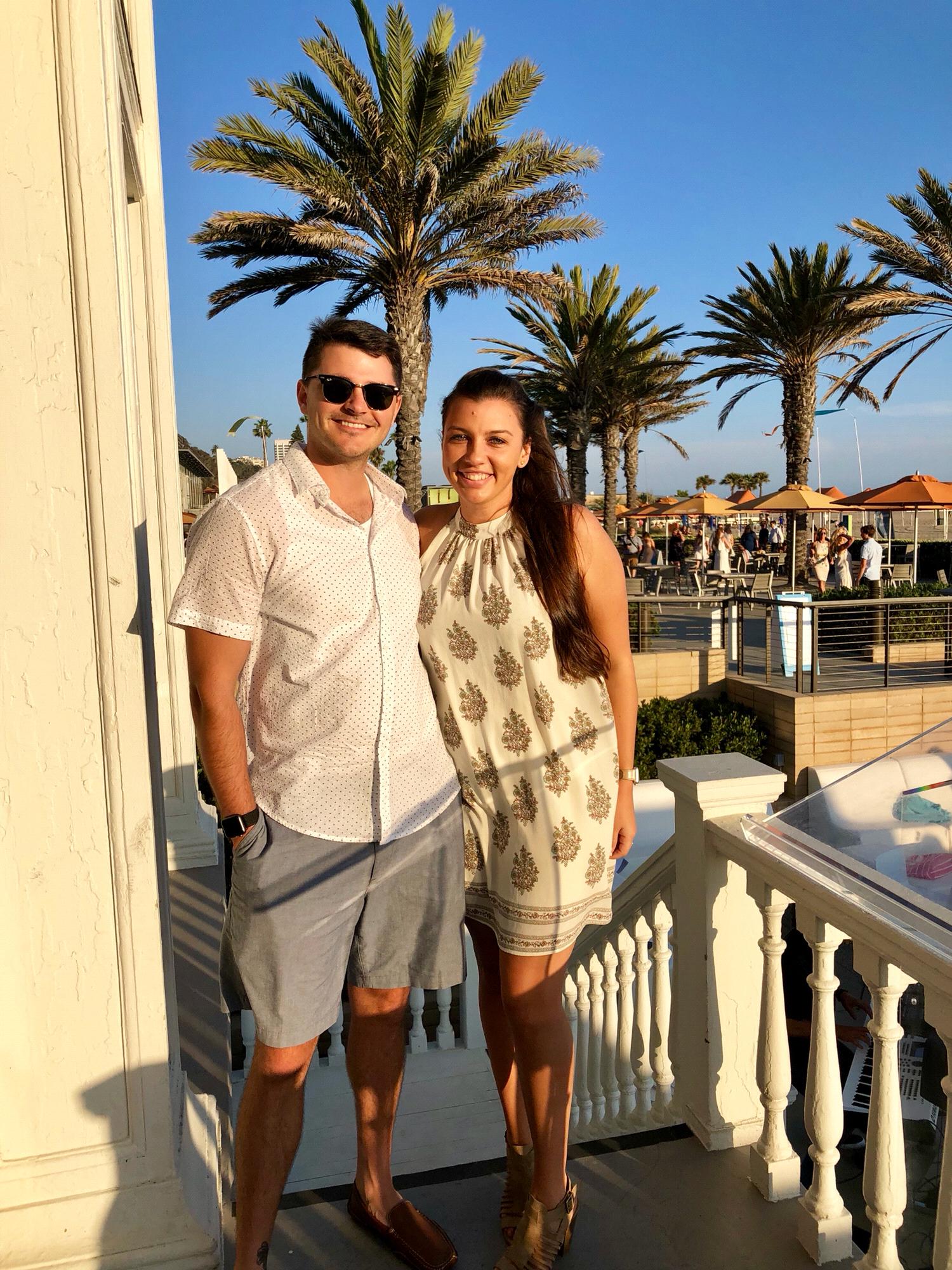 Friends Andrew & Kaitlyn’s wedding in Malibu 2018