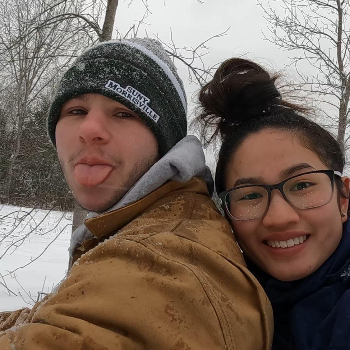 4 wheeler in the snow