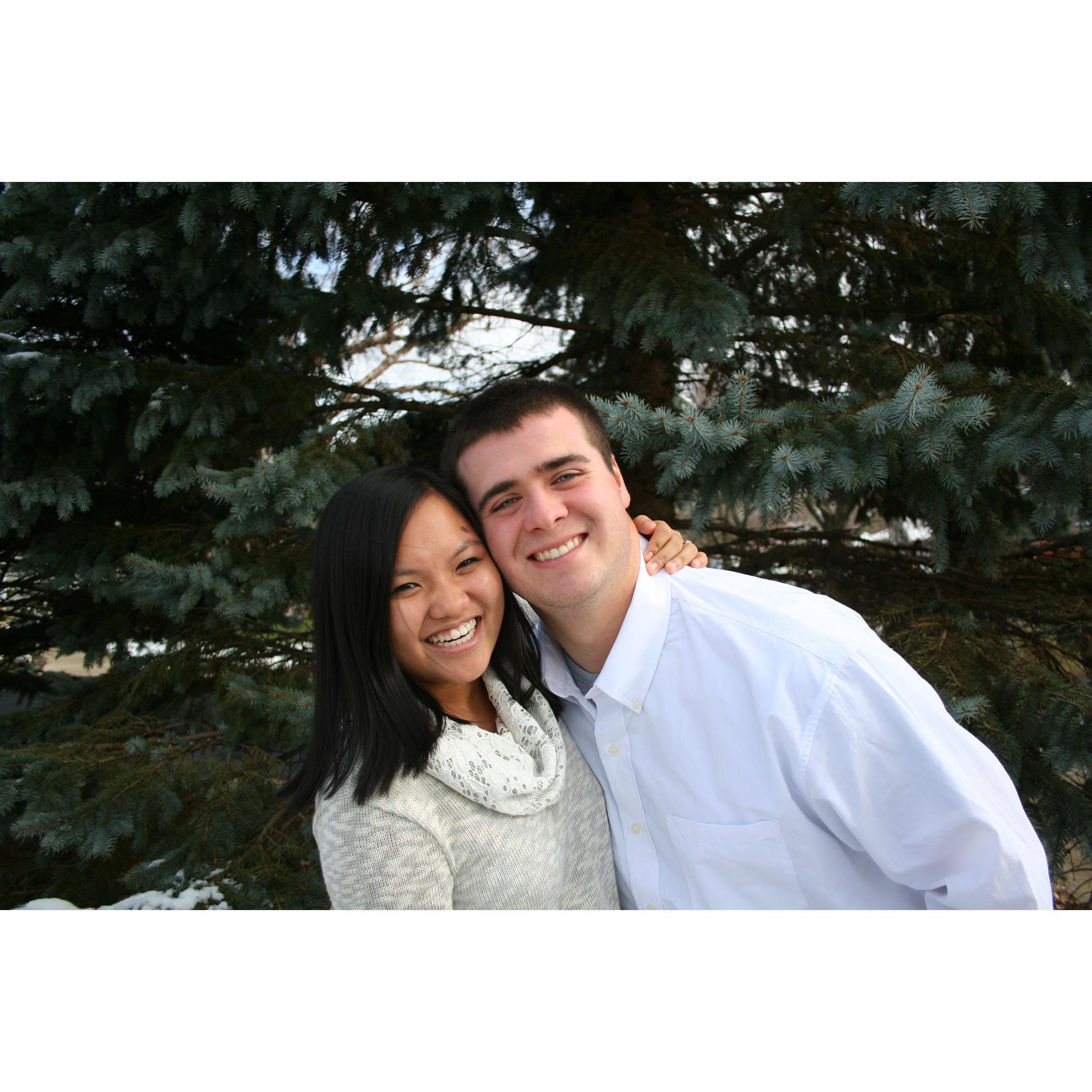 Celebrating our first dating anniversary!
