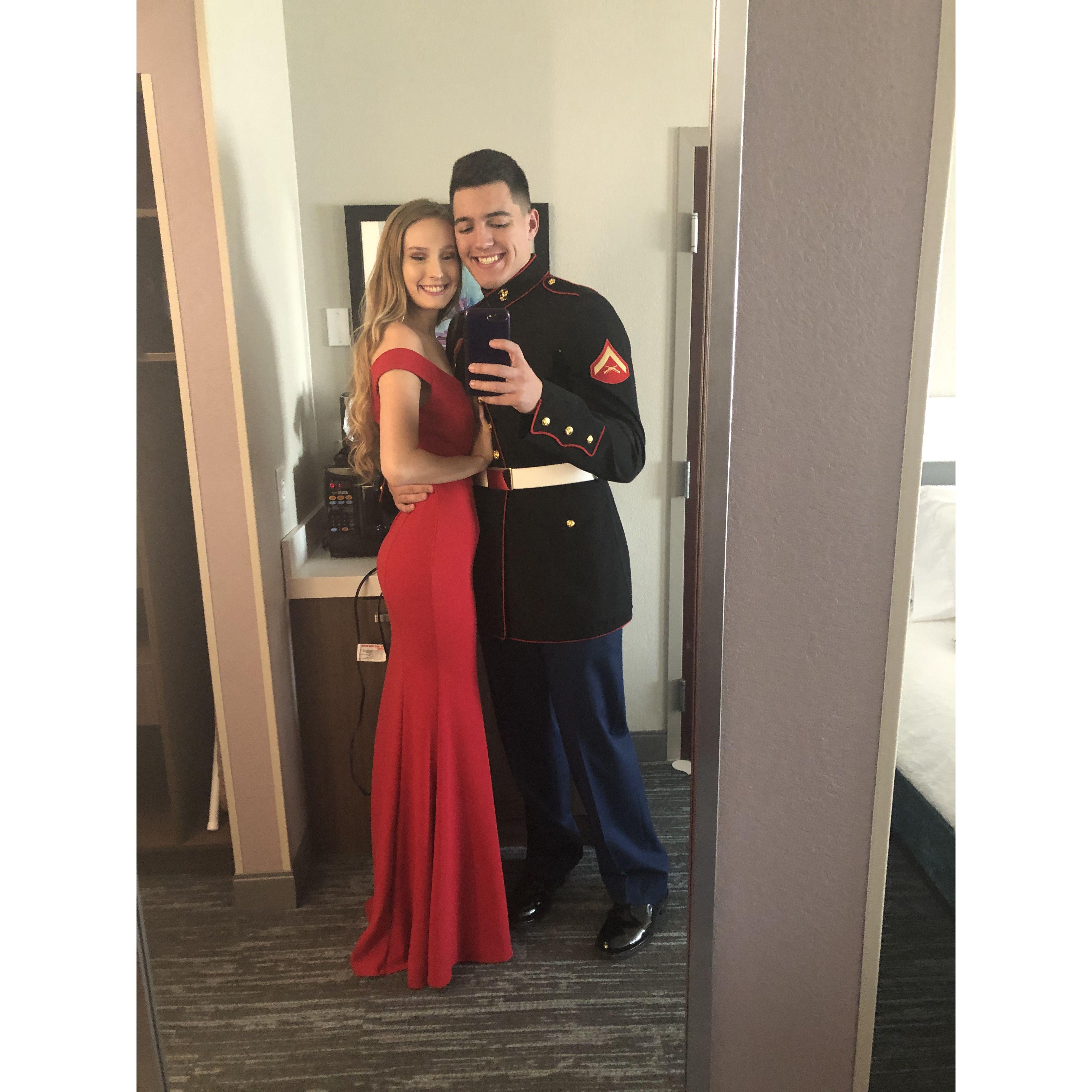 Our first Marine Corps Ball in 2019