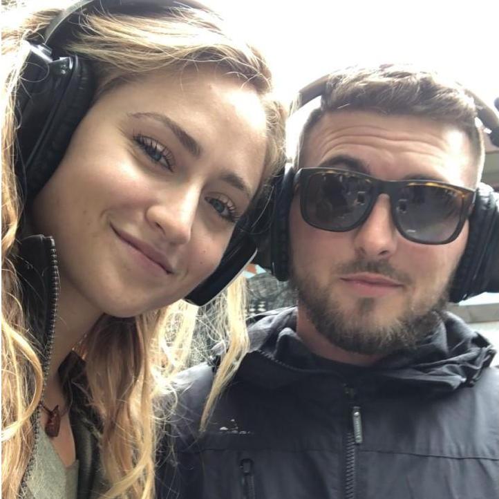 Silent Disco at Bottle Rock. Thank goodness we had each other because dancing in public is way out of our comfort zones