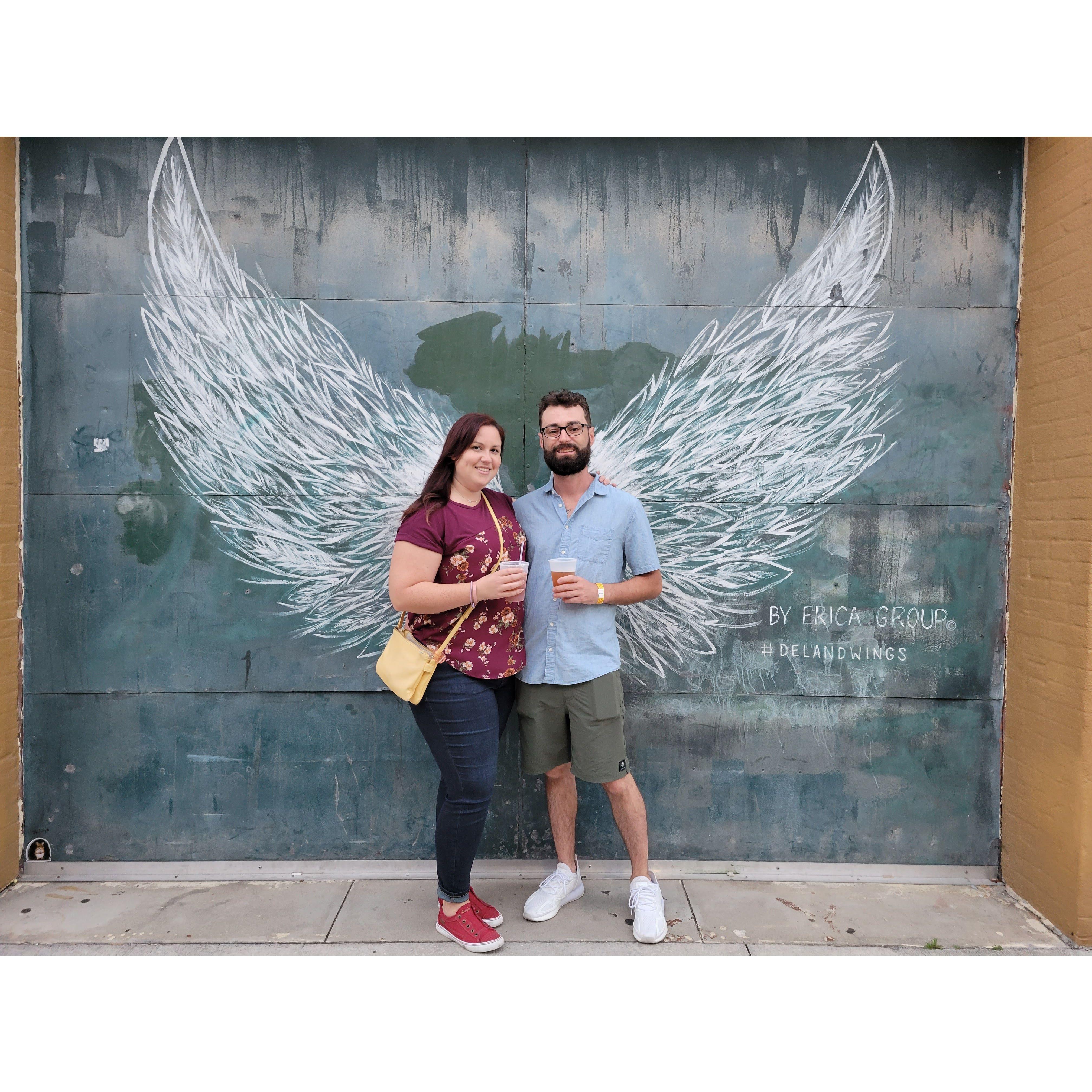 Spending time together in downtown Deland 04/2022
