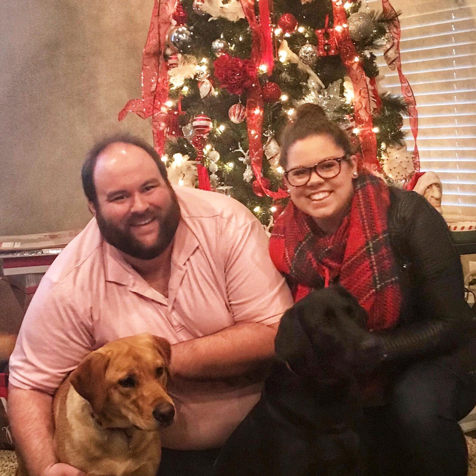 Reagan and Truman sat still long enough to barely get a photo!!