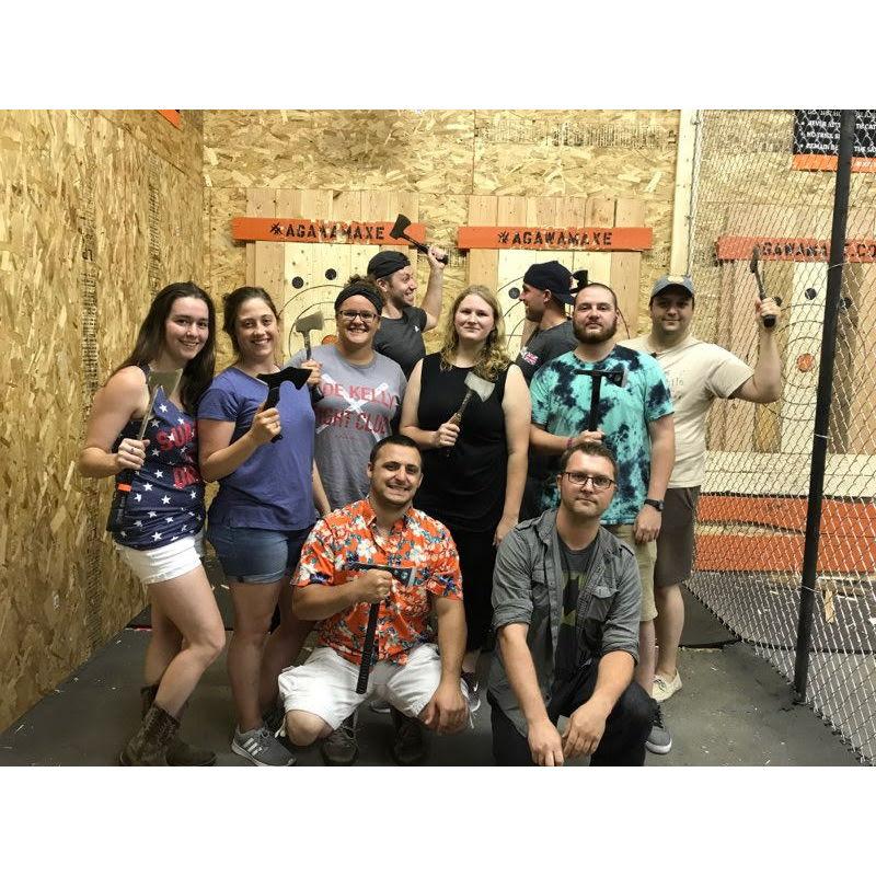 Birthday Ax throwing party!