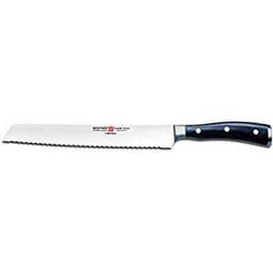 Wusthof Classic Ikon  8-Inch Bread Knife, Black
