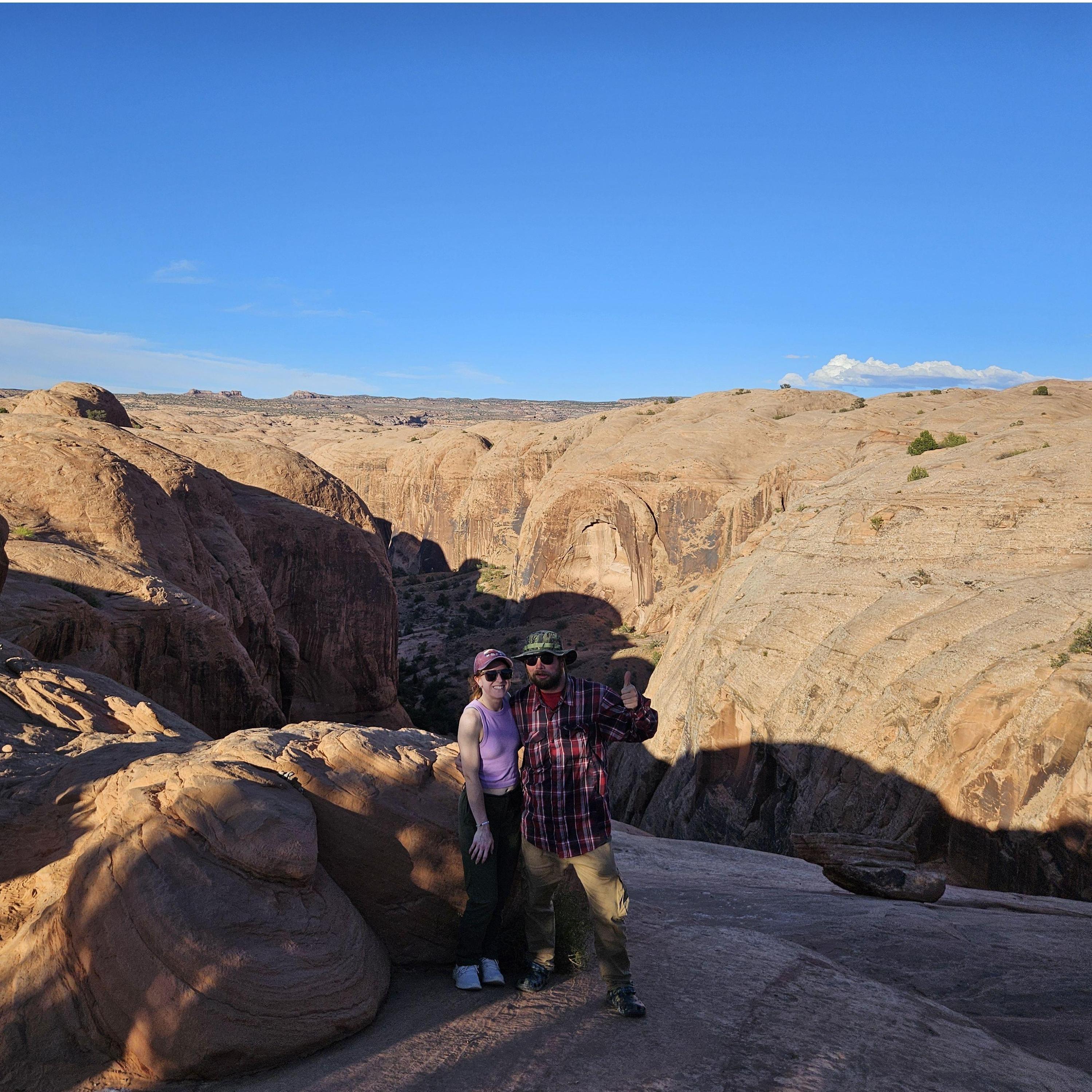 This picture was taken on one of our most recent (and favorite trips) to Moab Utah