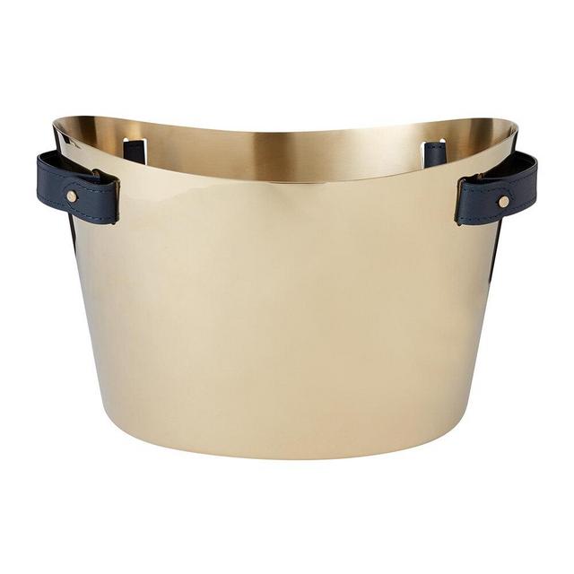 Wyatt Double Champagne Cooler - Navy/Gold