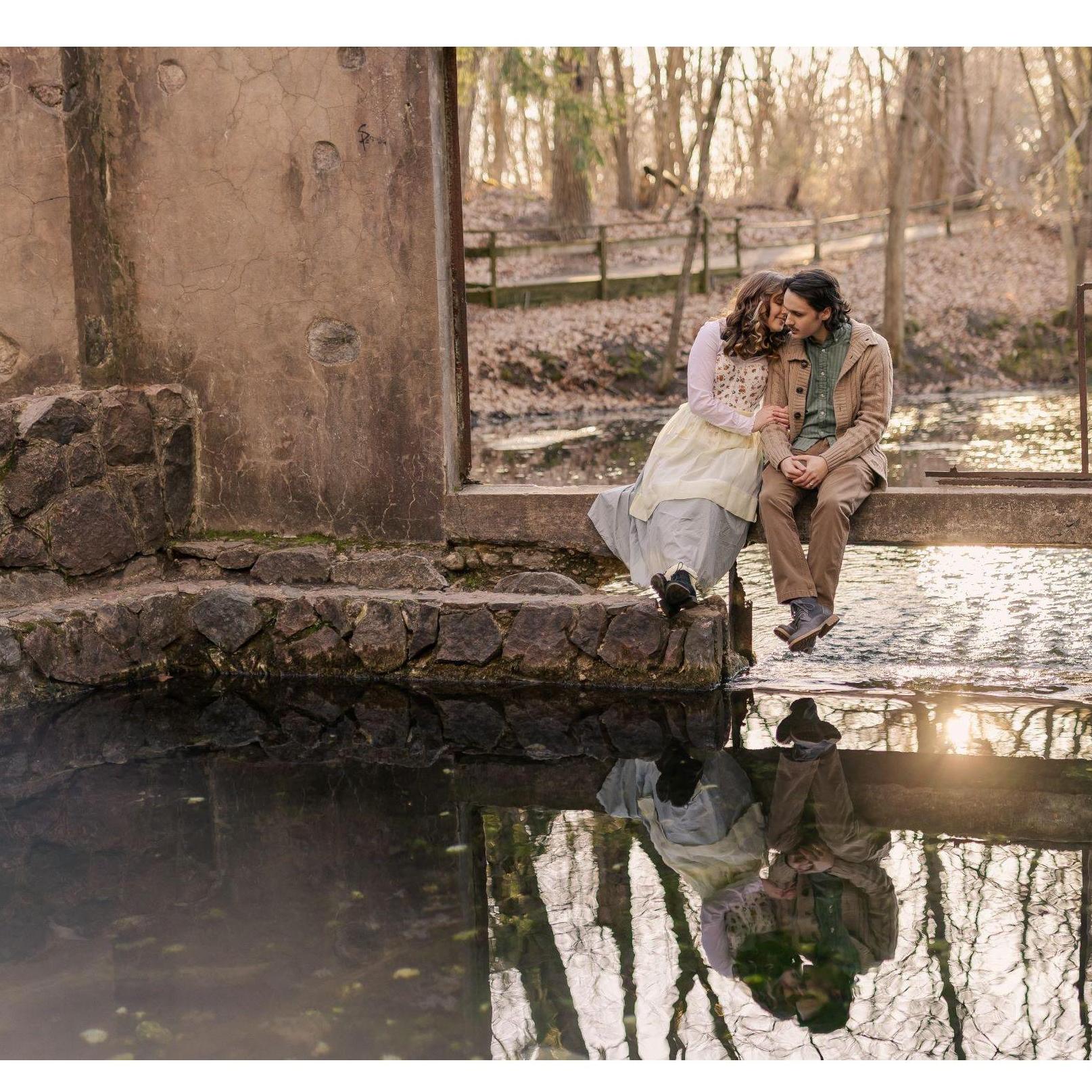 We love you Katie! (our photographer who gave us these magical engagement photos)