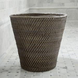 Sedona Grey Tapered Waste Basket/Trash Can